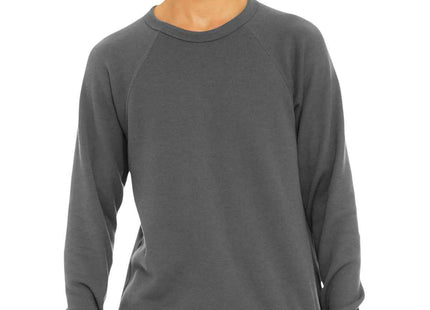 BELLA+CANVAS Unisex Sponge Fleece Raglan Sweatshirt BC3901 Asphalt