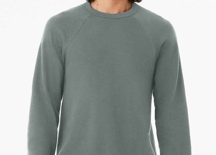 BELLA+CANVAS Unisex Sponge Fleece Raglan Sweatshirt BC3901 Blue Storm