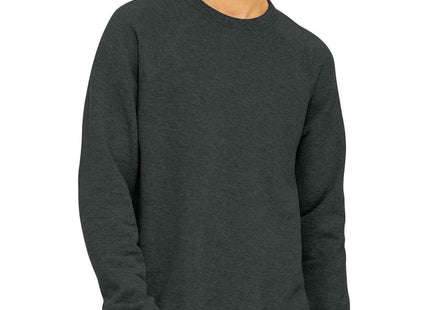 BELLA+CANVAS Unisex Sponge Fleece Raglan Sweatshirt BC3901 Dark Grey Heather