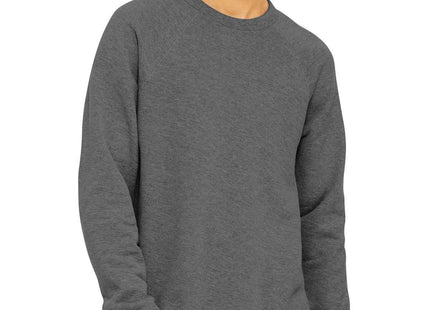 BELLA+CANVAS Unisex Sponge Fleece Raglan Sweatshirt BC3901 Deep Heather