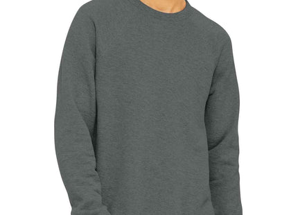 BELLA+CANVAS Unisex Sponge Fleece Raglan Sweatshirt BC3901 Grey Triblend