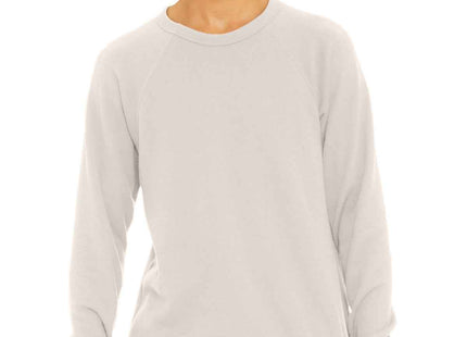 BELLA+CANVAS Unisex Sponge Fleece Raglan Sweatshirt BC3901 Heather Dust