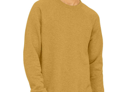 BELLA+CANVAS Unisex Sponge Fleece Raglan Sweatshirt BC3901 Heather Mustard