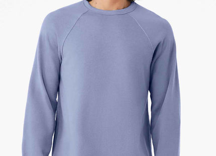 BELLA+CANVAS Unisex Sponge Fleece Raglan Sweatshirt BC3901 Lavender Blue