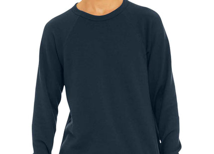 BELLA+CANVAS Unisex Sponge Fleece Raglan Sweatshirt BC3901 Navy