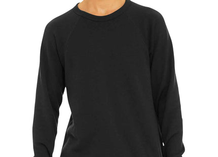 BELLA+CANVAS Unisex Sponge Fleece Raglan Sweatshirt BC3901 Vintage Black