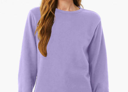 BELLA+CANVAS Unisex Sponge Fleece Classic Crewneck Sweatshirt BC3911 Dark Lavender