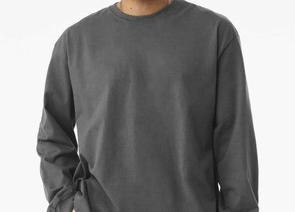 BELLA+CANVAS Unisex 75Ounce Heavyweight Long Sleeve Tee BC4651 Asphalt