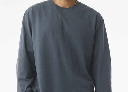 BELLA+CANVAS Unisex 75Ounce Heavyweight Long Sleeve Tee BC4651 Vintage Navy