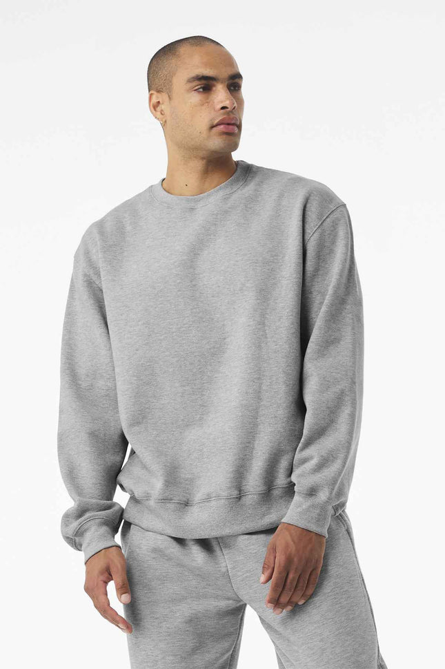 BELLA+CANVAS Unisex 10Ounce Heavyweight Crewneck Sweatshirt BC4711 Athletic Heather
