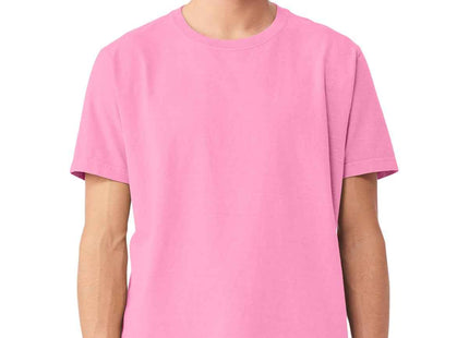 BELLA+CANVAS Unisex Heavyweight GarmentDyed Tee BC4810GD Bubble Gum