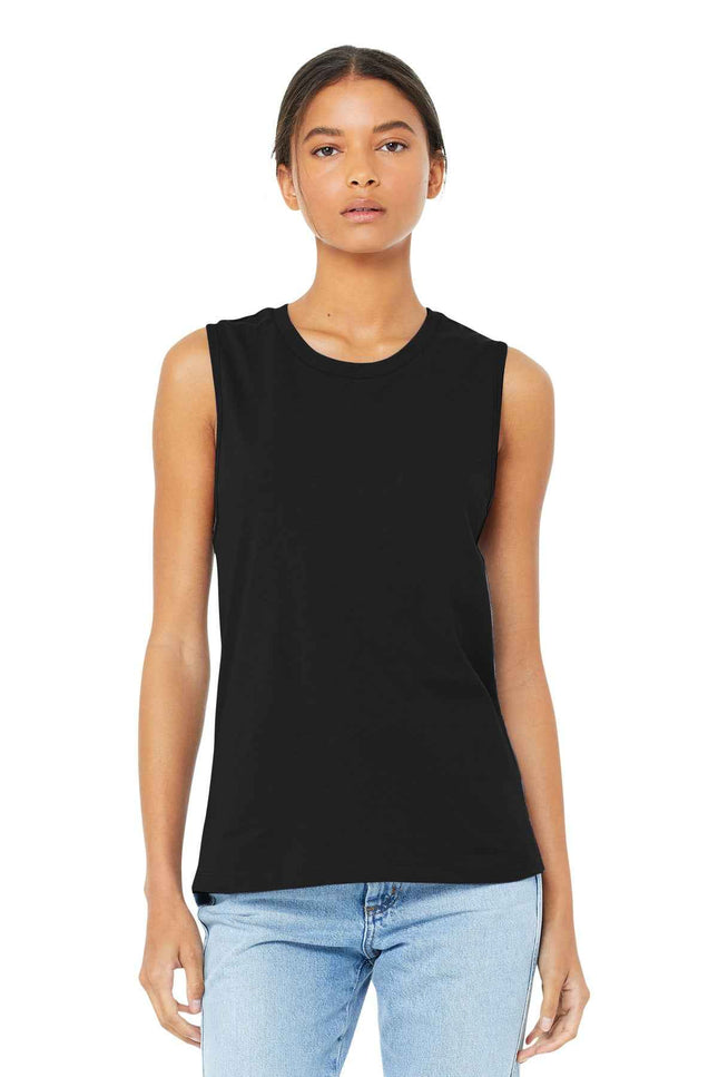 BELLA+CANVAS Women's Jersey Muscle Tank BC6003 Black