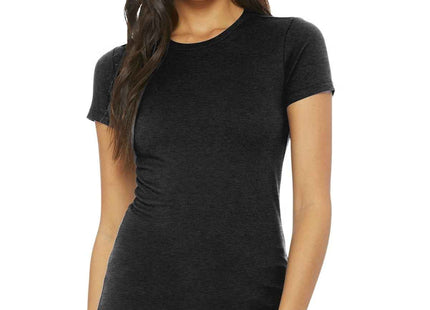 BELLA+CANVAS Women's Slim Fit Tee BC6004 Black Heather