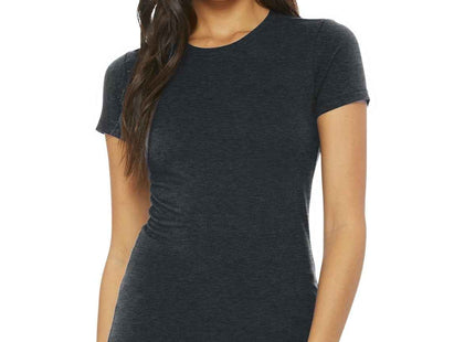 BELLA+CANVAS Women's Slim Fit Tee BC6004 Dark Grey Heather