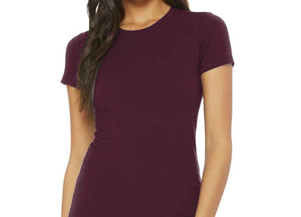 BELLA+CANVAS Women's Slim Fit Tee BC6004 Maroon