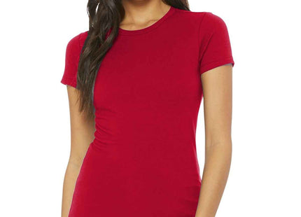 BELLA+CANVAS Women's Slim Fit Tee BC6004 Red