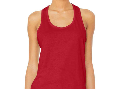 BELLA+CANVAS Women's Jersey Racerback Tank BC6008 Red