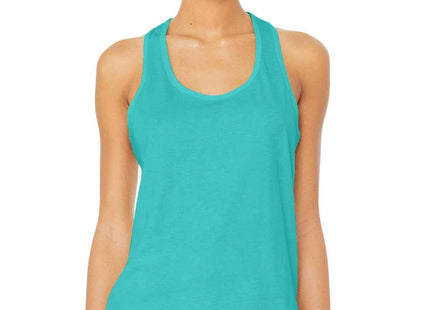 BELLA+CANVAS Women's Jersey Racerback Tank BC6008 Teal