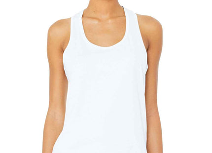 BELLA+CANVAS Women's Jersey Racerback Tank BC6008 White