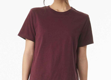 BELLA+CANVAS Women's 6Ounce Heavyweight Tee BC6110 Maroon