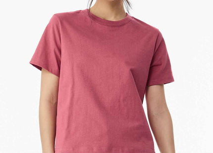 BELLA+CANVAS Women's 6Ounce Heavyweight Tee BC6110 Vintage Red