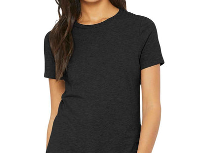 BELLA+CANVAS Women's Relaxed CVC Tee BC6400CVC Black Heather