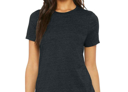 BELLA+CANVAS Women's Relaxed CVC Tee BC6400CVC Dark Grey Heather