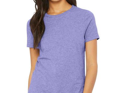 BELLA+CANVAS Women's Relaxed CVC Tee BC6400CVC Heather Dark Lavender