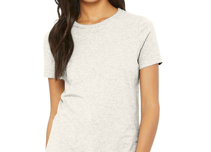 BELLA+CANVAS Women's Relaxed CVC Tee BC6400CVC Heather Natural