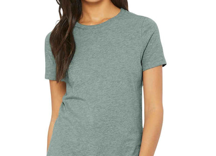 BELLA+CANVAS Women's Relaxed CVC Tee BC6400CVC Heather Sage