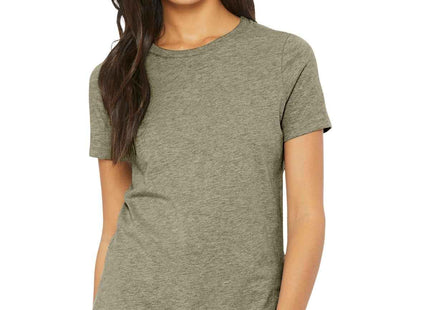 BELLA+CANVAS Women's Relaxed CVC Tee BC6400CVC Heather Stone
