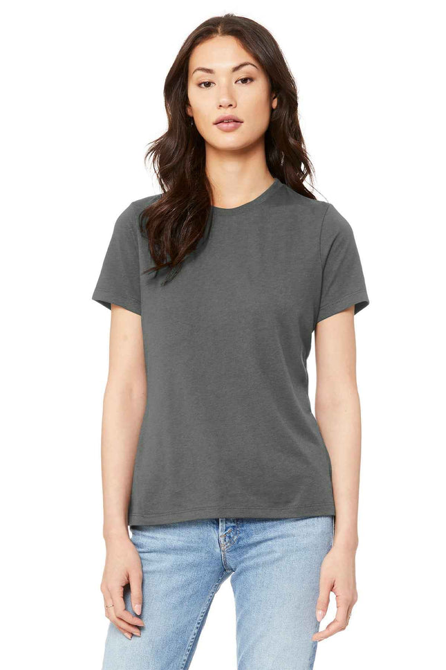 BELLA+CANVAS Women's Relaxed Jersey Short Sleeve Tee BC6400 Asphalt