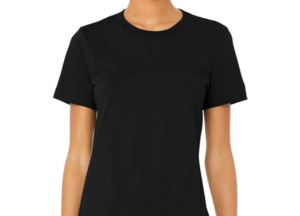 BELLA+CANVAS Women's Relaxed Jersey Short Sleeve Tee BC6400 Black