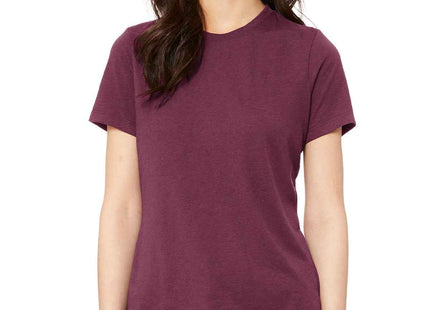 BELLA+CANVAS Women's Relaxed Jersey Short Sleeve Tee BC6400 Maroon