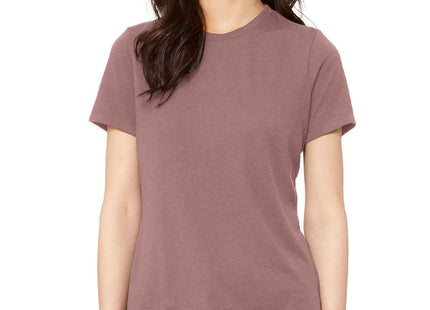 BELLA+CANVAS Women's Relaxed Jersey Short Sleeve Tee BC6400 Mauve