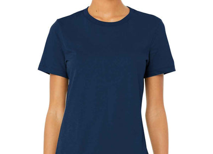 BELLA+CANVAS Women's Relaxed Jersey Short Sleeve Tee BC6400 Navy