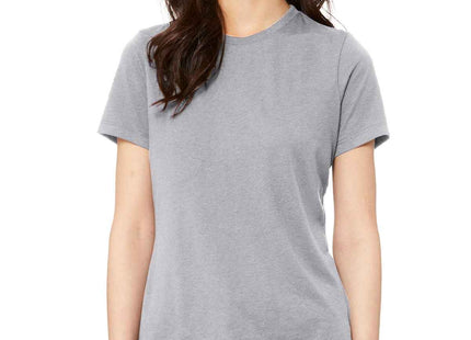 BELLA+CANVAS Women's Relaxed Jersey Short Sleeve Tee BC6400 Solid Athletic Grey
