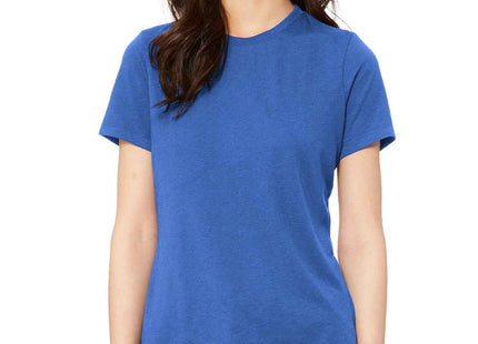 BELLA+CANVAS Women's Relaxed Jersey Short Sleeve Tee BC6400 True Royal