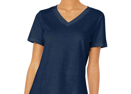 BELLA+CANVAS Women's Relaxed Jersey Short Sleeve VNeck Tee BC6405 Navy