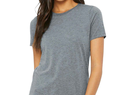 BELLA+CANVAS Women's Relaxed Triblend Tee BC6413 Athletic Grey Triblend