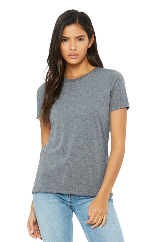 BELLA+CANVAS Women's Relaxed Triblend Tee BC6413 Athletic Grey Triblend