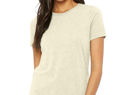 BELLA+CANVAS Women's Relaxed Triblend Tee BC6413 Oatmeal Triblend