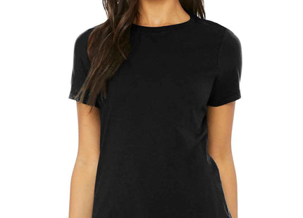 BELLA+CANVAS Women's Relaxed Triblend Tee BC6413 Solid Black Triblend