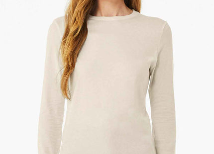 BELLA+CANVAS Women's Jersey Long Sleeve Tee BC6500 Heather Dust