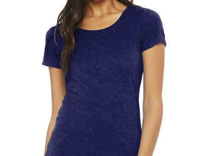 BELLA+CANVAS Women's Triblend Short Sleeve Tee BC8413 Navy Triblend