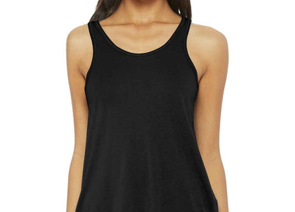 BELLA+CANVAS Women's Flowy Racerback Tank BC8800 Black