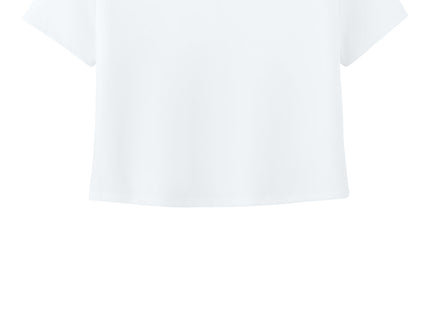 BELLA+CANVAS Women's Flowy Cropped Tee BC8882 White