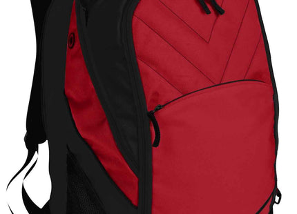 Port Authority Xcape Computer Backpack BG100 Chili Red Black OSFA