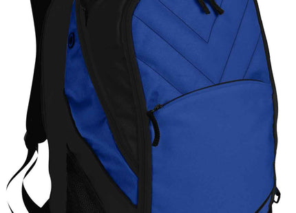 Port Authority Xcape Computer Backpack BG100 Shock Blue Black OSFA