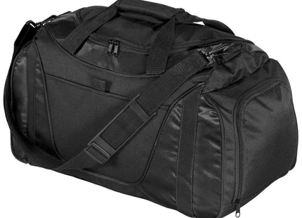 Port Authority Small TwoTone Duffel BG1040 Black Black OSFA